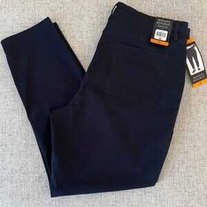 NEW Women's Banana Republic High Rise Twill Pant, Black, Size 10, 12, 16